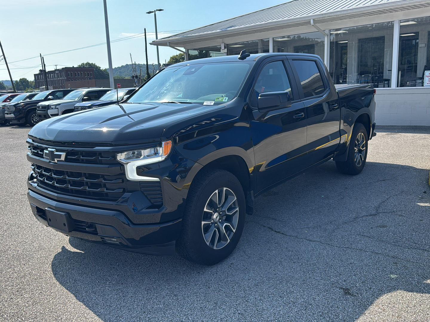 Black 2023 Chevrolet Silverado 1500 Pickup Truck Four-Wheel Drive Automatic