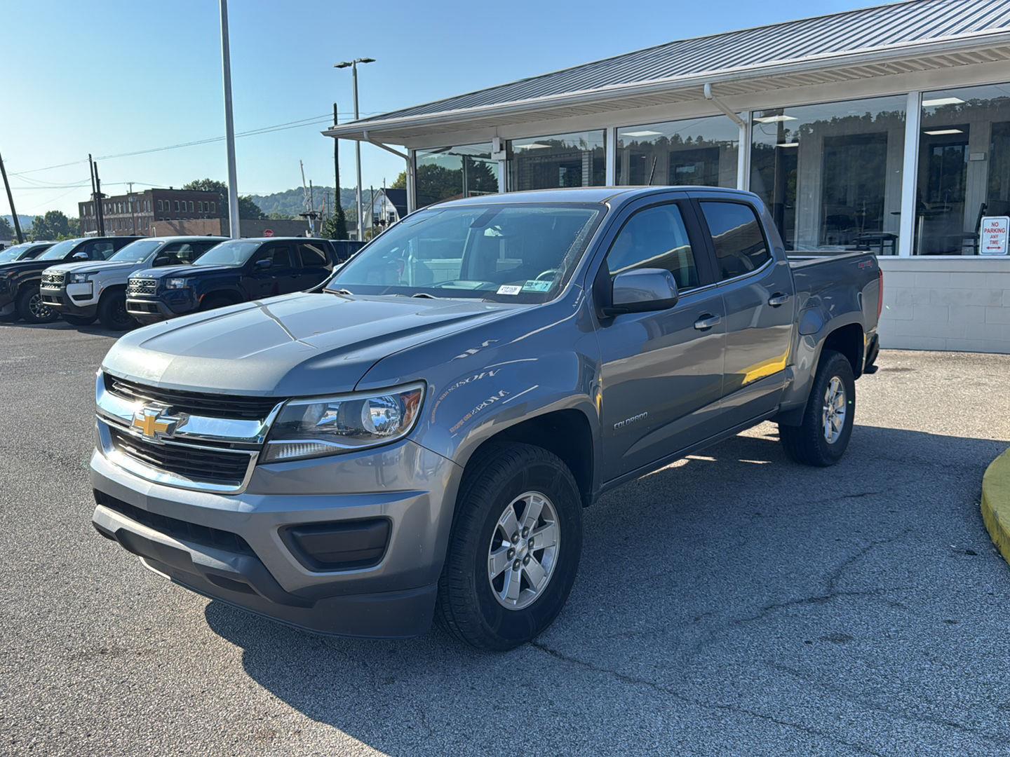 Gray (Satin Steel Metallic) 2020 Chevrolet Colorado Pickup Truck Four-Wheel Drive 8-Speed Automatic