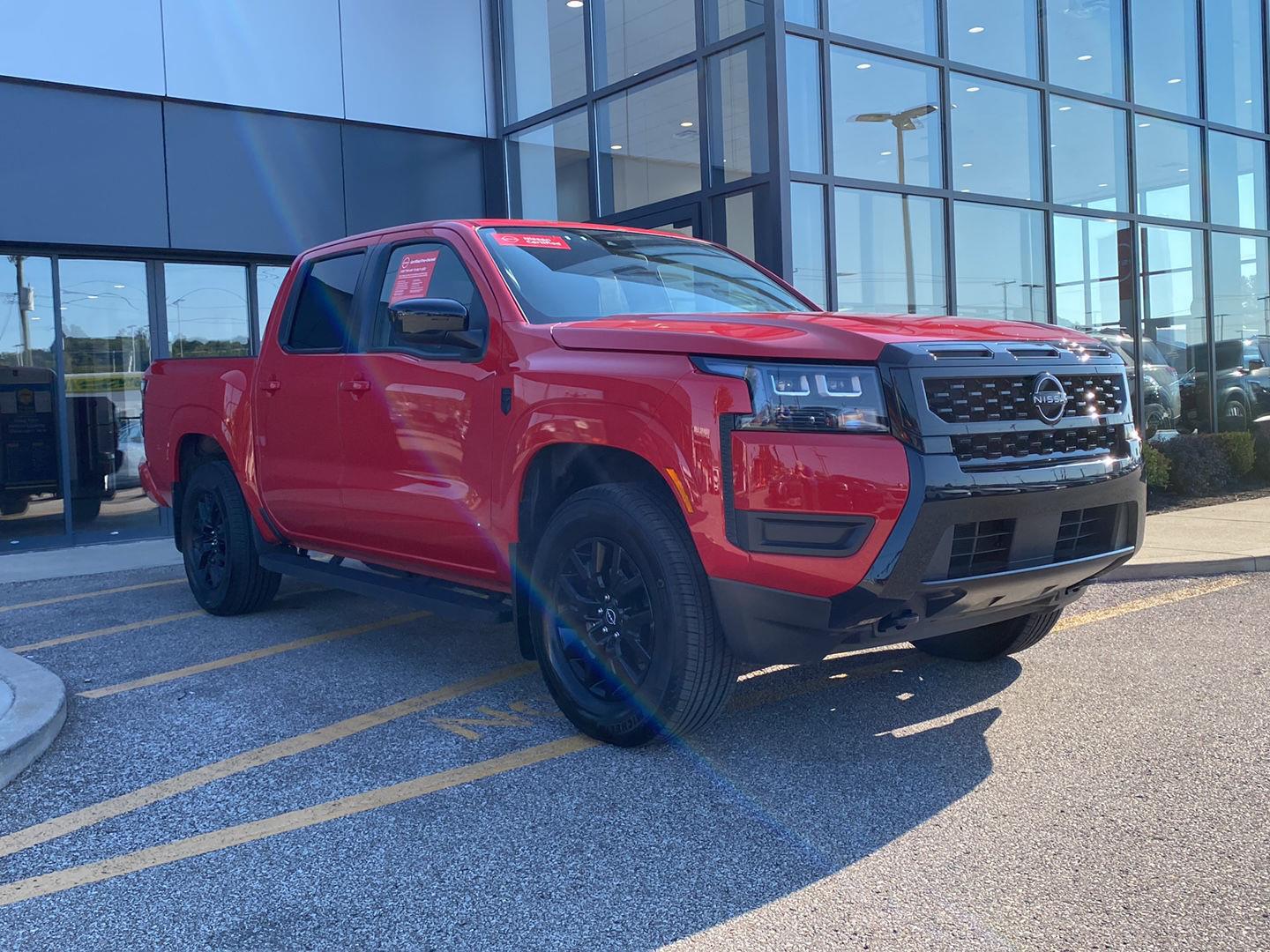 Red Alert 2026 Nissan Frontier Pickup Truck Four-Wheel Drive Automatic