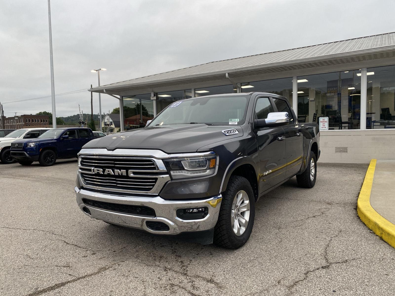 Gray (Granite Crystal Metallic Clearcoat) 2022 RAM 1500 Pickup Truck Four-Wheel Drive 8-Speed Automatic