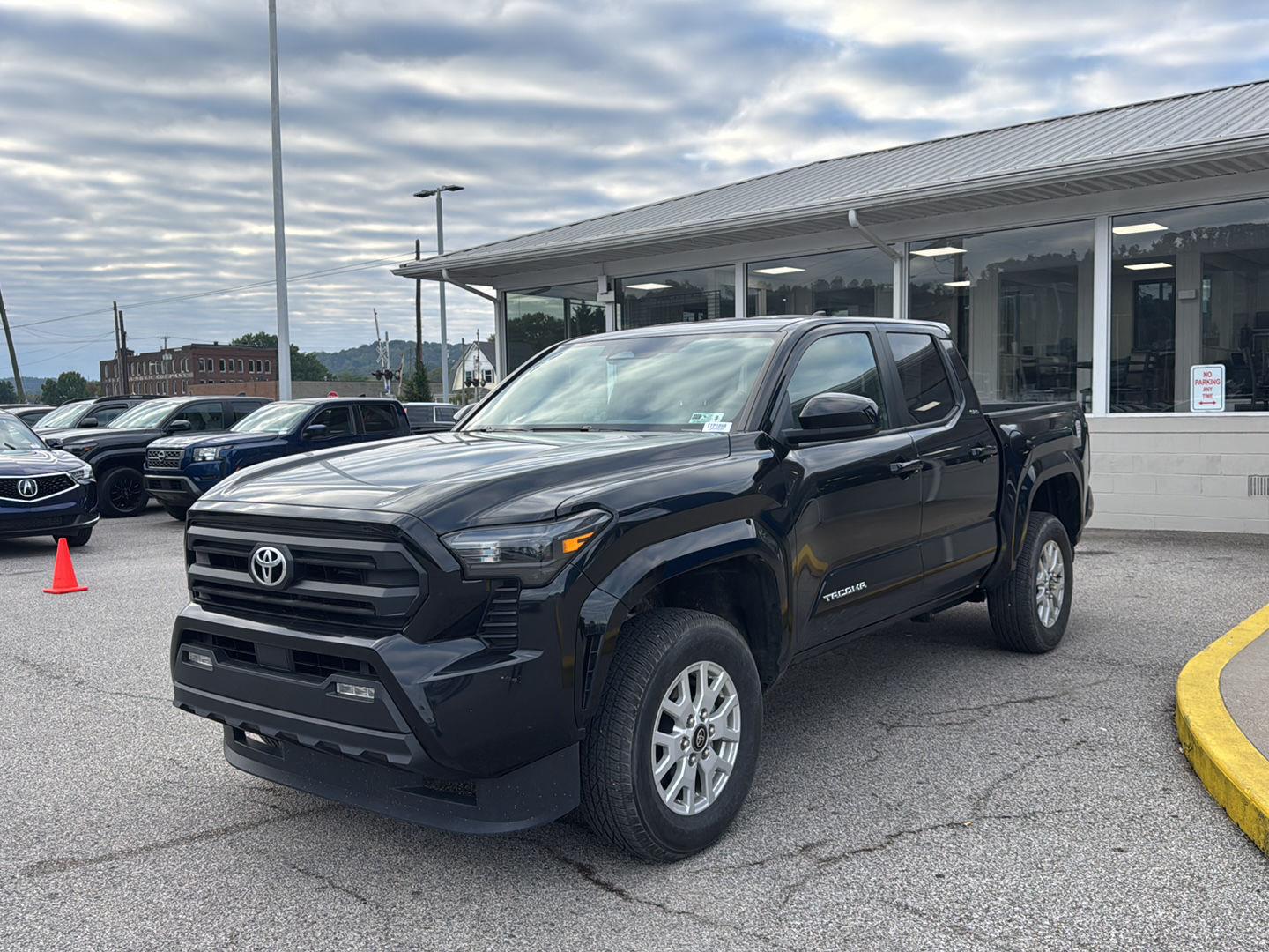 Black 2024 Toyota Tacoma Pickup Truck Four-Wheel Drive Automatic