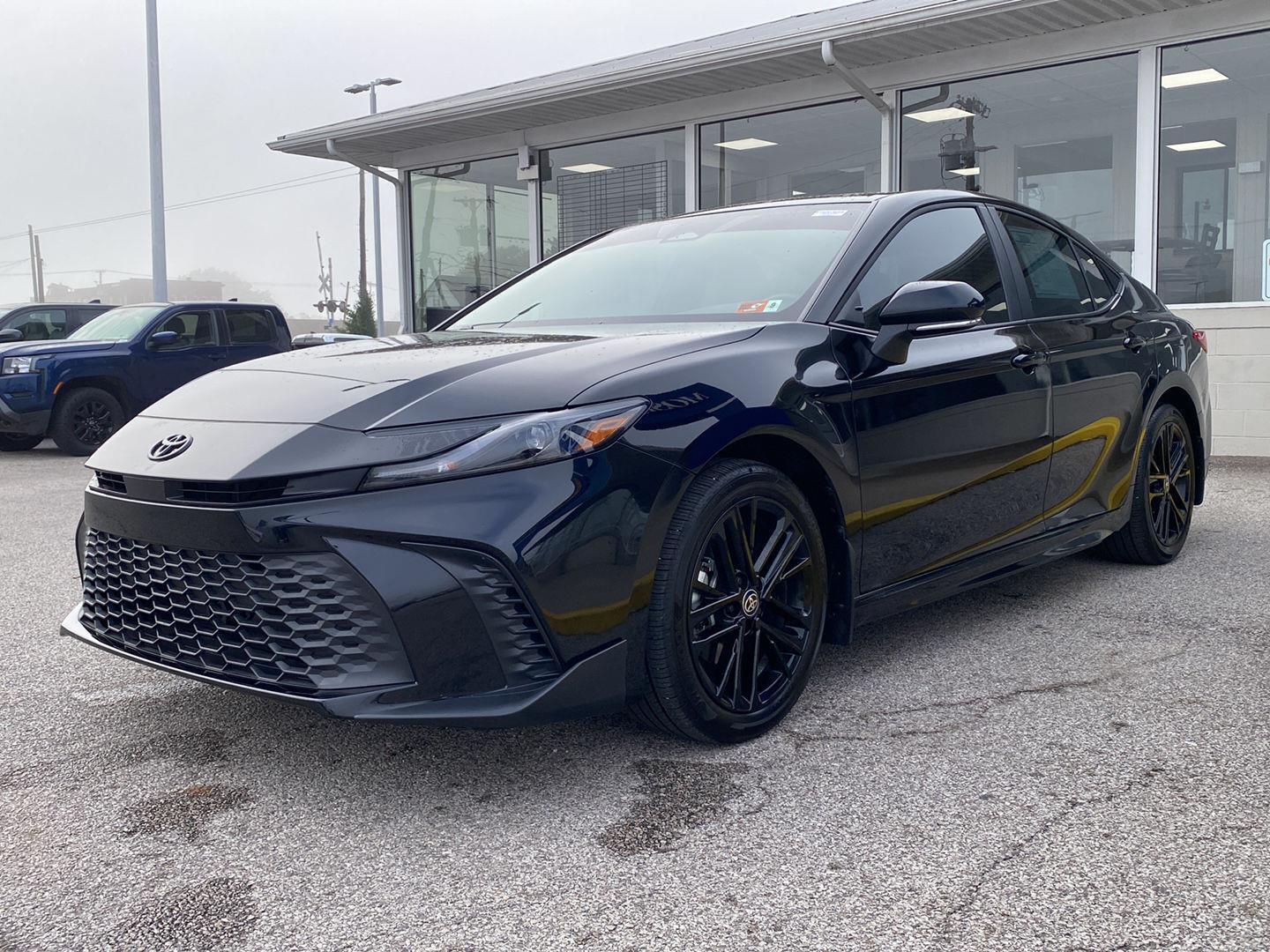 Midnight Black Metallic 2026 Toyota Camry Sedan All-Wheel Drive Continuously Variable Transmission