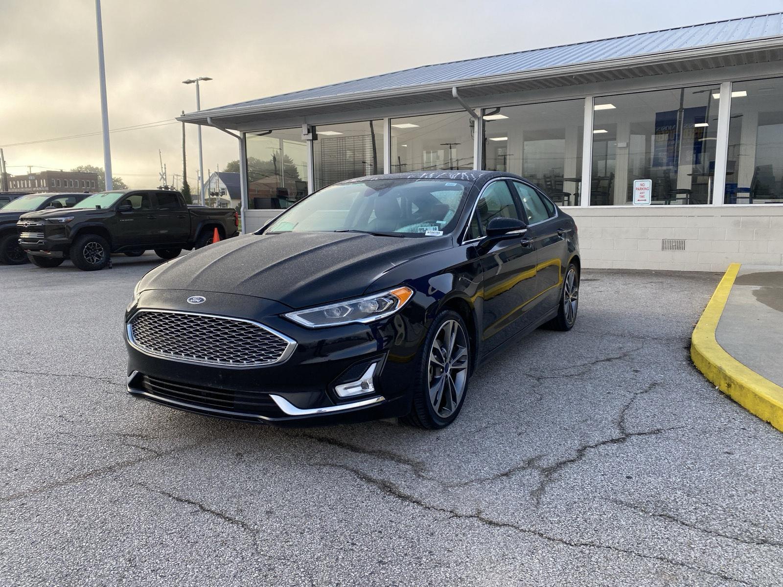 Agate Black 2020 Ford Fusion Sedan All-Wheel Drive 6-Speed Automatic