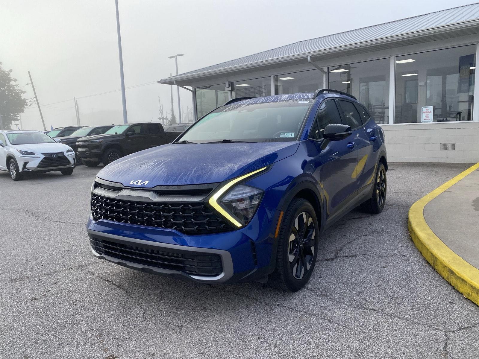 Sapphire Blue 2023 Kia Sportage SUV / Crossover All-Wheel Drive Automatic