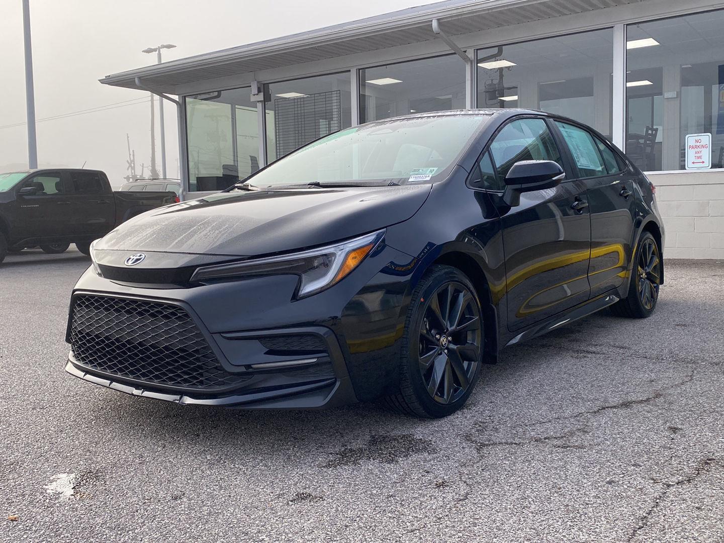 Midnight Black Metallic 2023 Toyota Corolla Sedan Front-Wheel Drive Continuously Variable Transmission