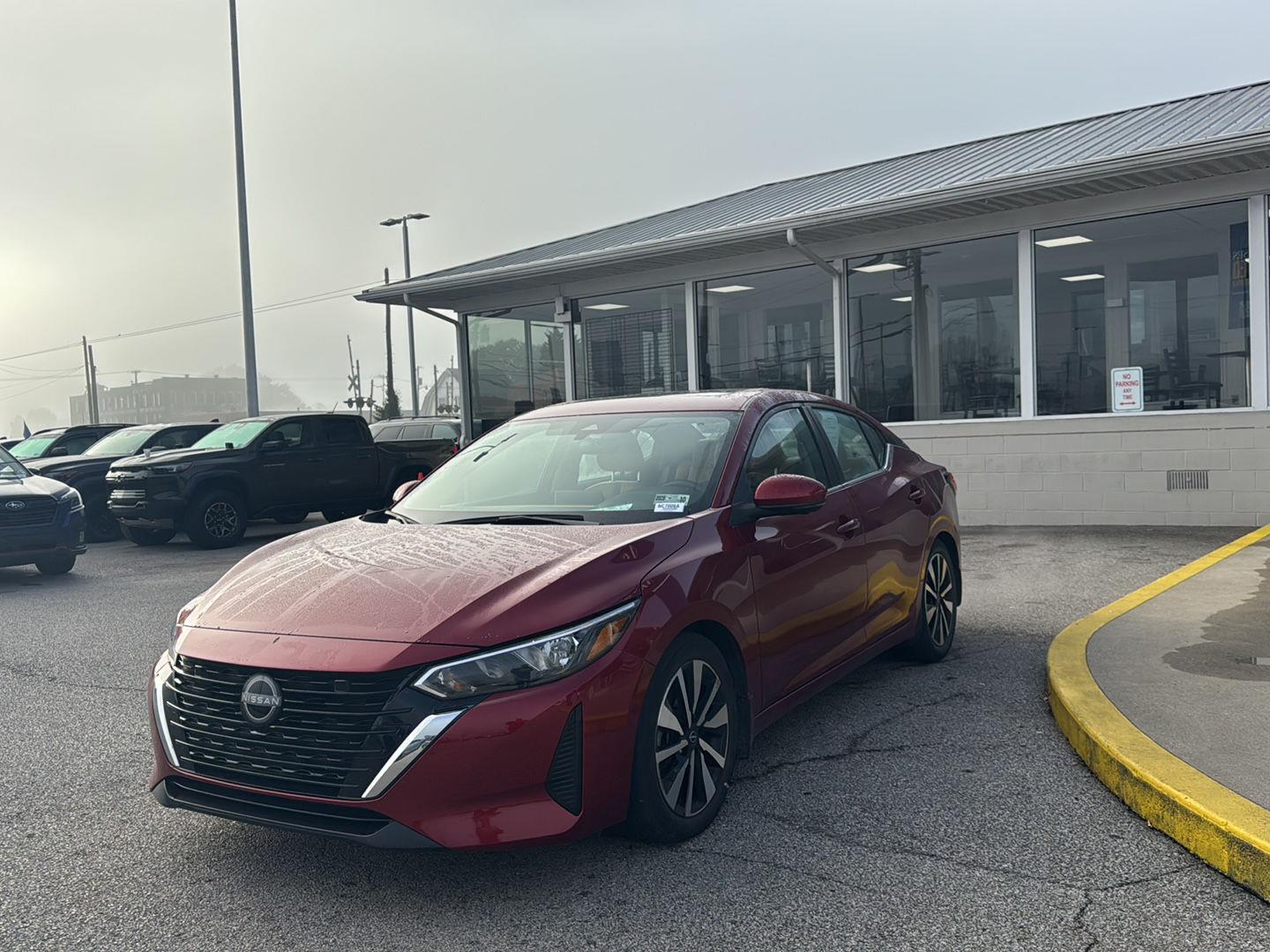 Red (Scarlet Ember Tintcoat) 2024 Nissan Sentra Sedan Front-Wheel Drive Continuously Variable Transmission