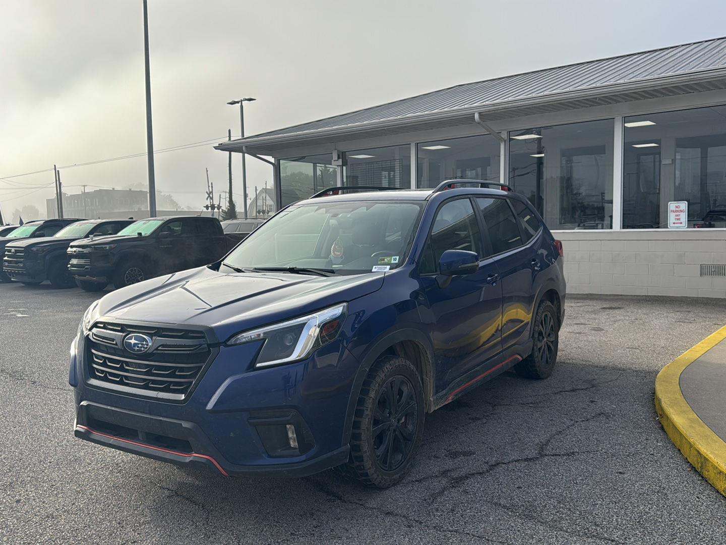 Sapphire Blue Pearl 2023 Subaru Forester SUV / Crossover All-Wheel Drive Continuously Variable Transmission