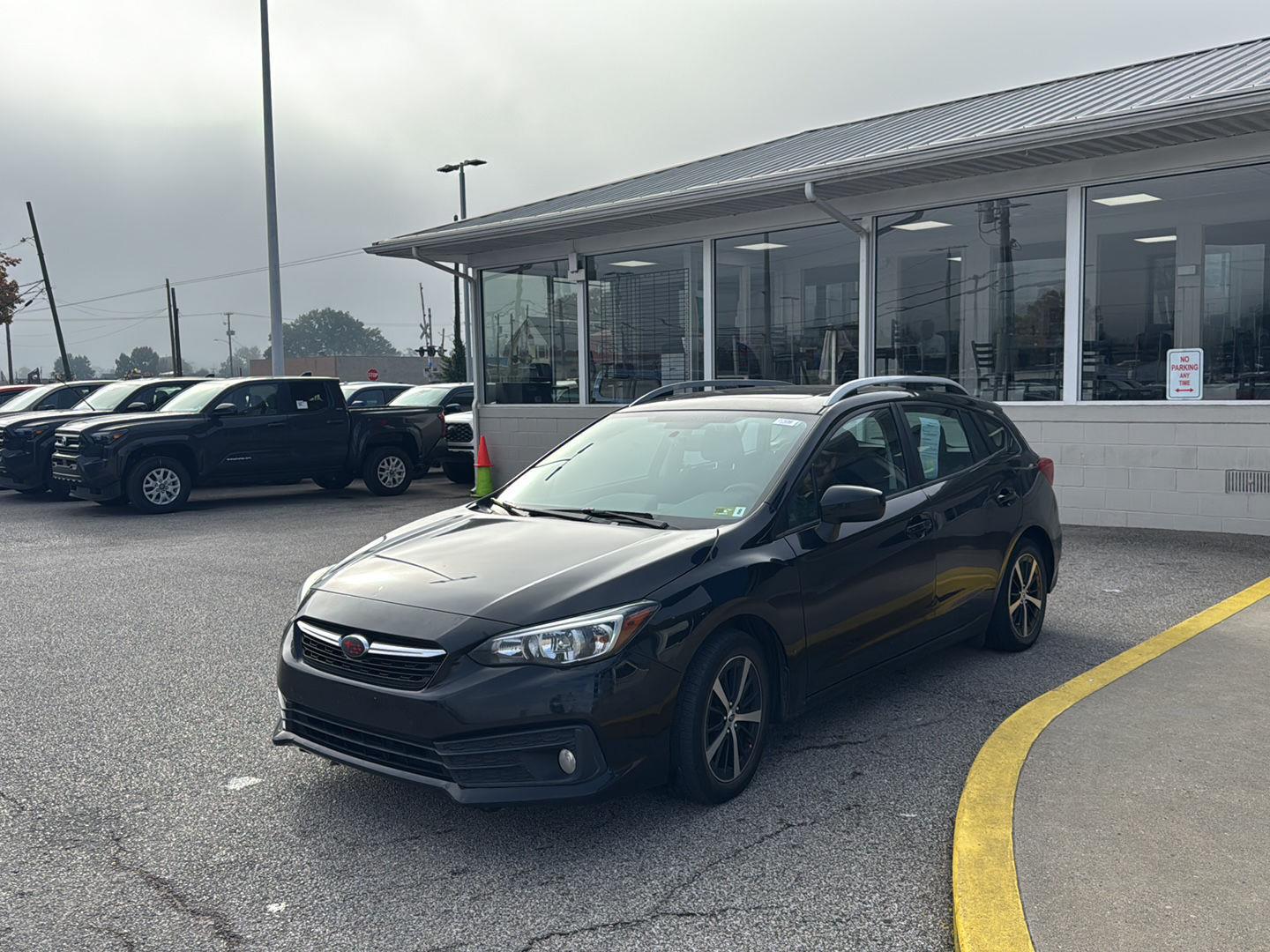 Crystal Black Silica 2020 Subaru Impreza Hatchback All-Wheel Drive Continuously Variable Transmission