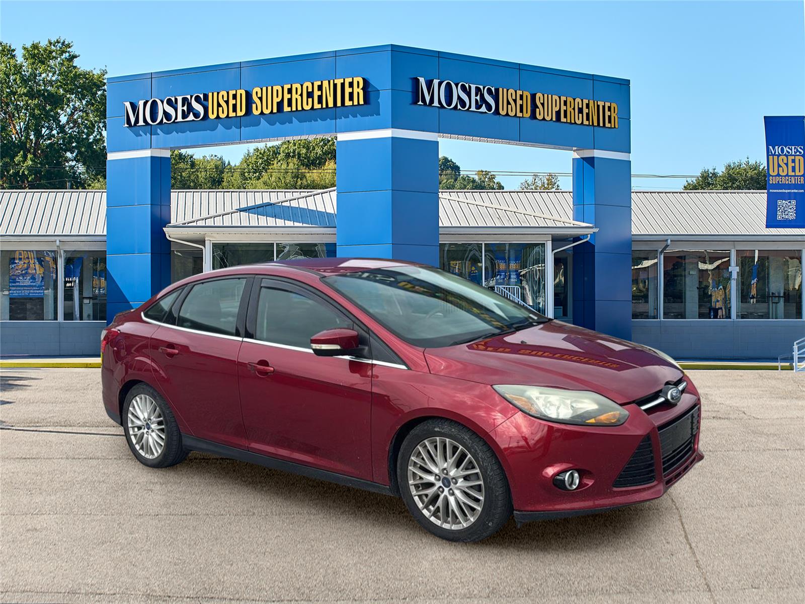Ruby Red Metallic Tinted Clearcoat 2014 Ford Focus Sedan Front-Wheel Drive 6-Speed Automatic