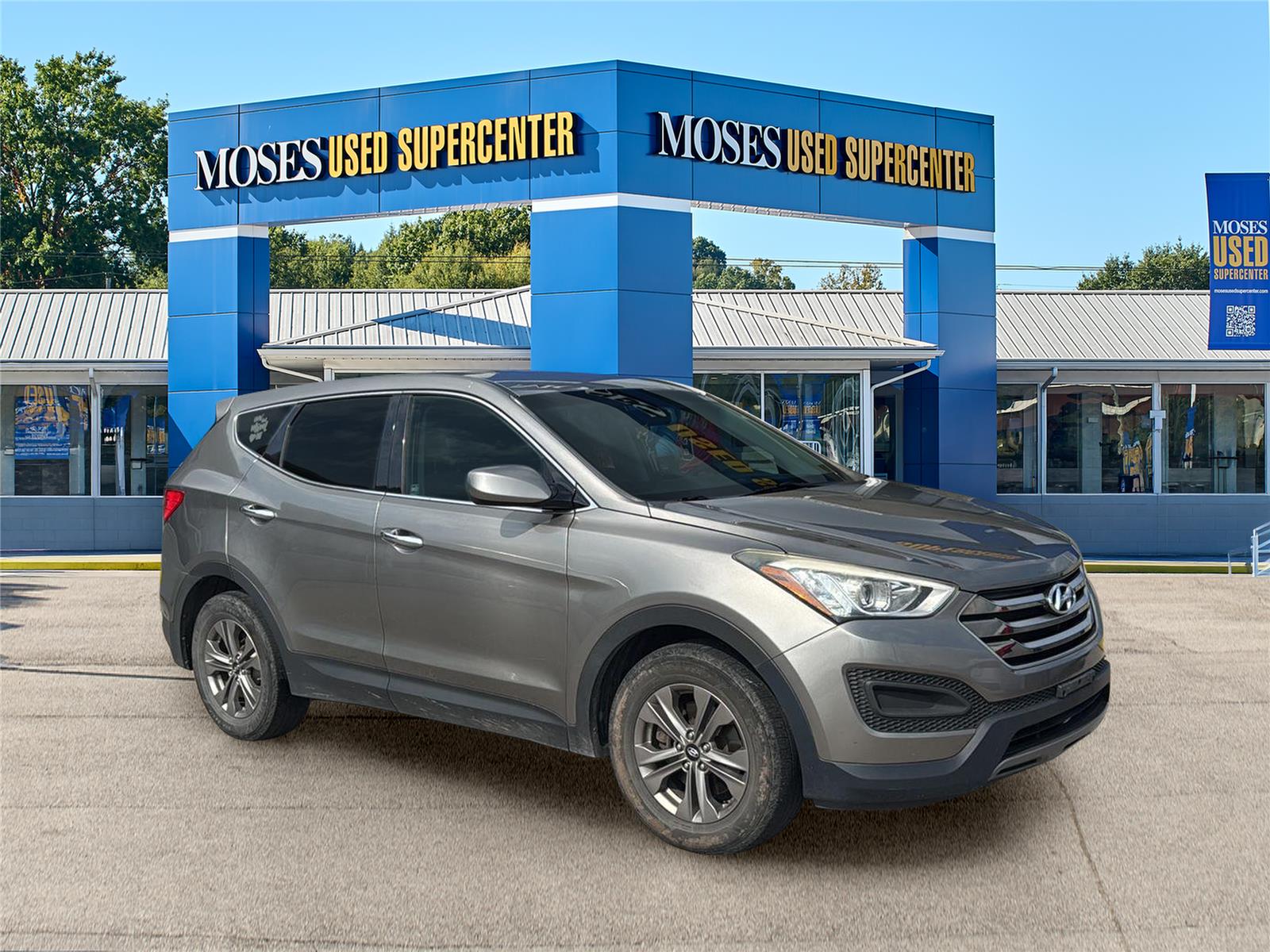 Mineral Gray 2015 Hyundai Santa Fe Sport SUV / Crossover All-Wheel Drive Automatic