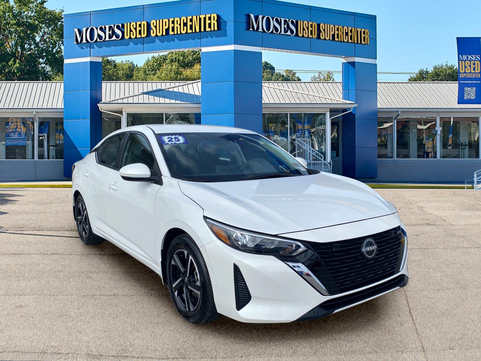 Aspen White Tricoat 2025 Nissan Sentra Sedan Front-Wheel Drive Continuously Variable Transmission
