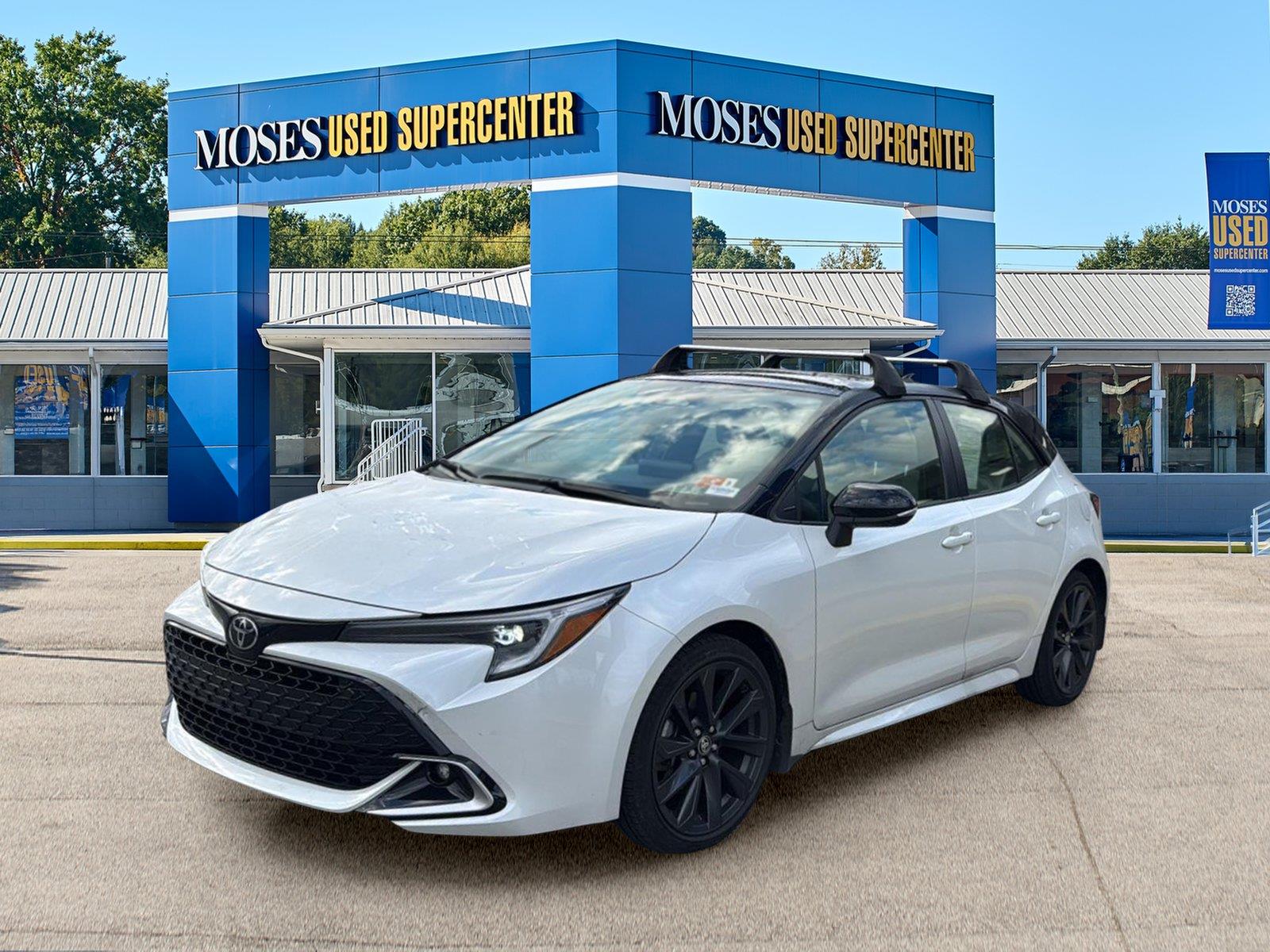 Wind Chill Pearl w/Midnight Black Metallic Roof 2025 Toyota Corolla Hatchback Hatchback Front-Wheel Drive Continuously Variable Transmission