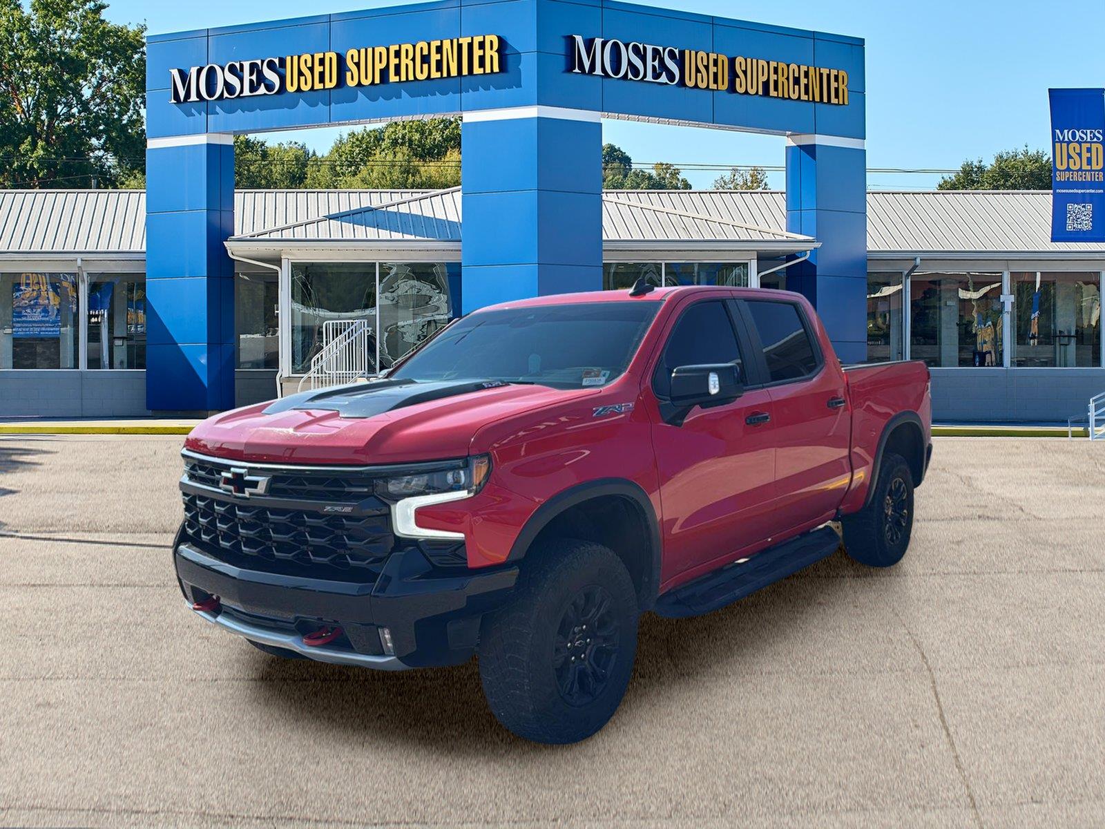 Red Hot 2022 Chevrolet Silverado 1500 Pickup Truck Four-Wheel Drive Automatic