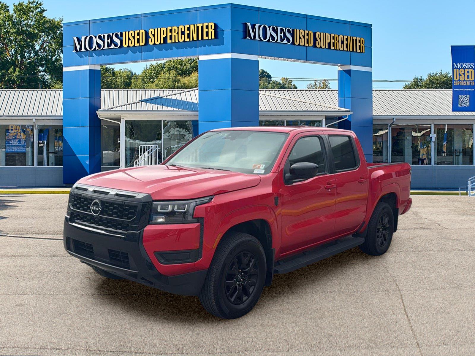 Red Alert 2026 Nissan Frontier Pickup Truck Four-Wheel Drive Automatic