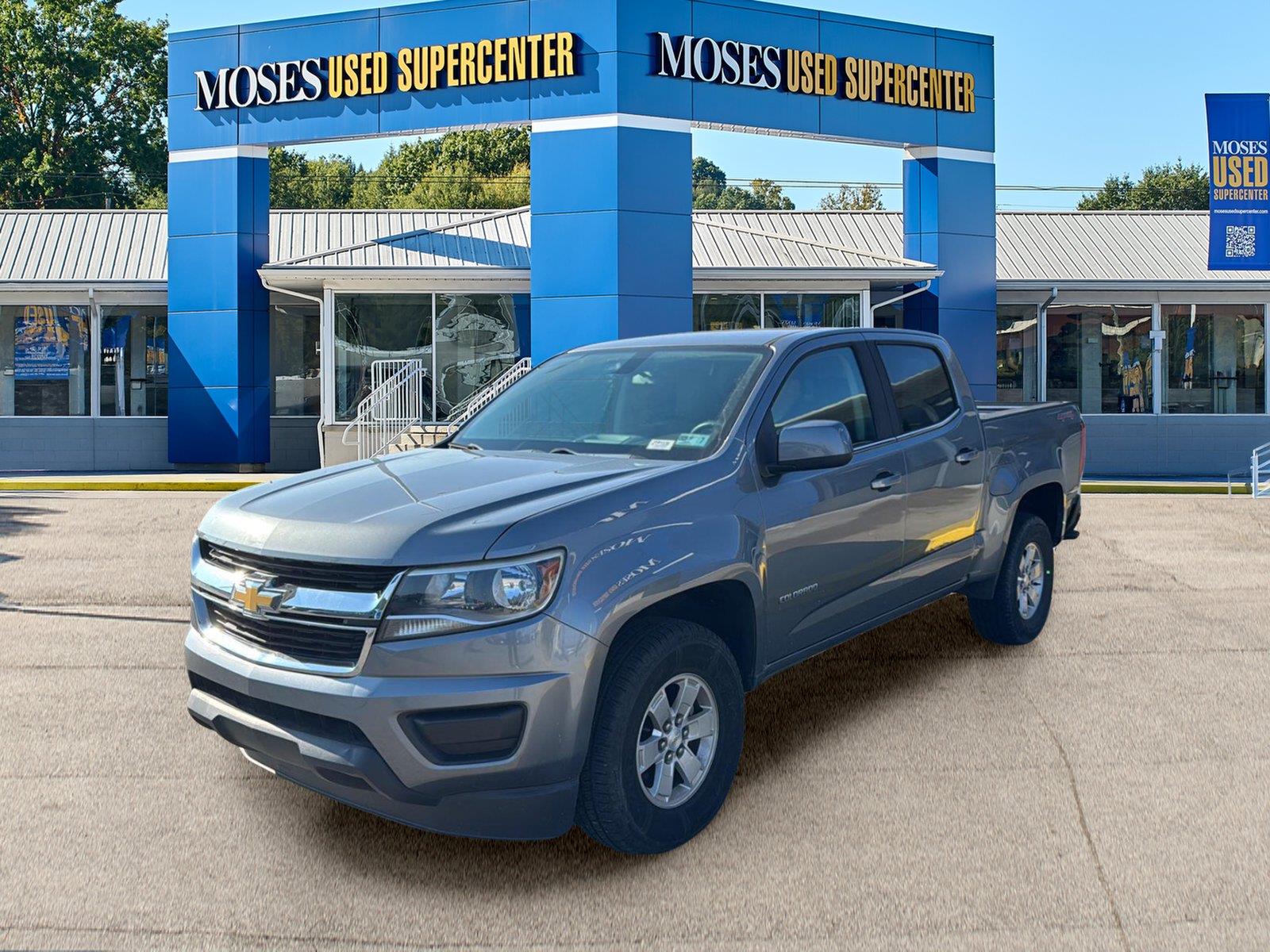 Gray (Satin Steel Metallic) 2020 Chevrolet Colorado Pickup Truck Four-Wheel Drive 8-Speed Automatic