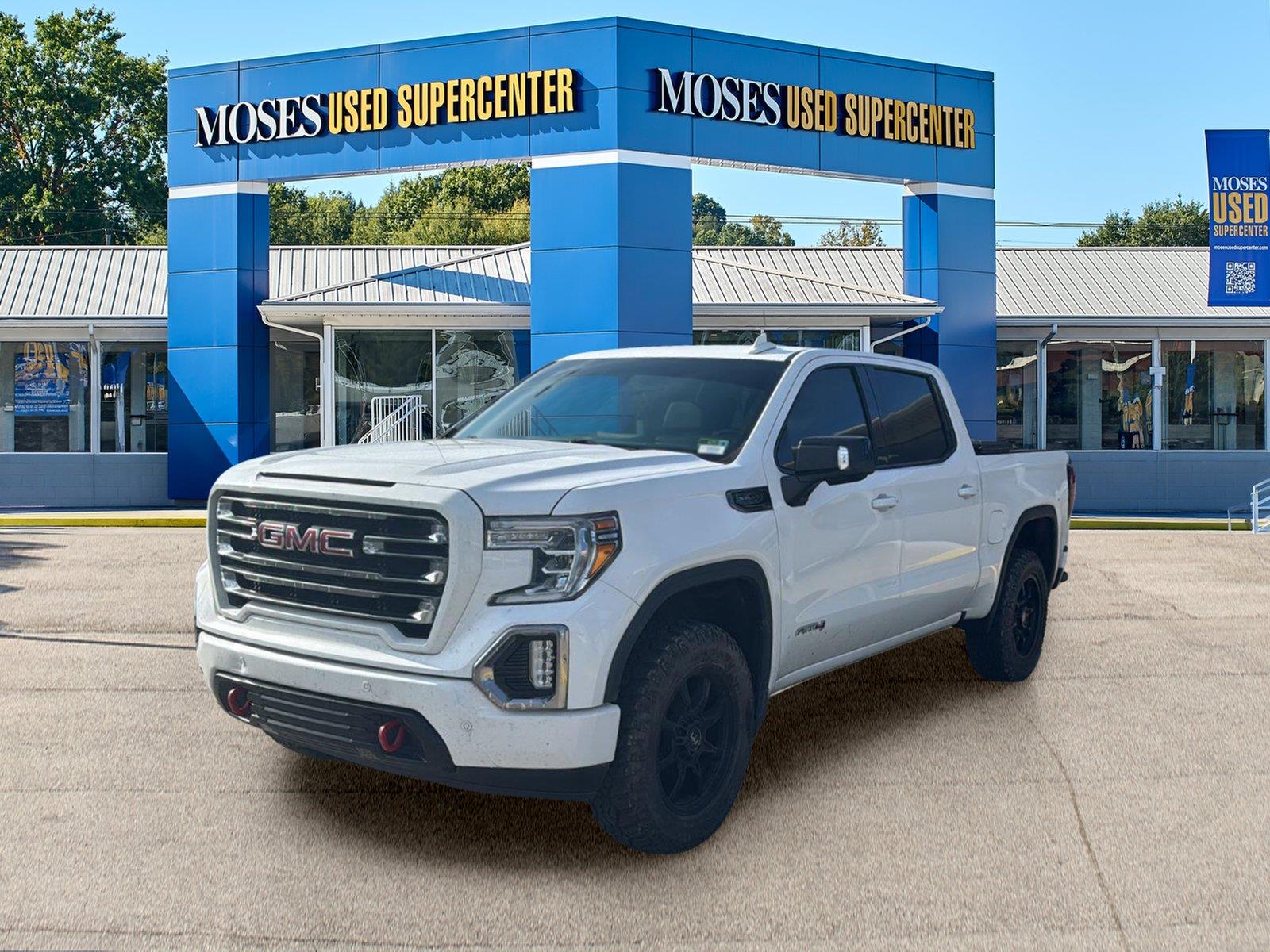 Summit White 2019 GMC Sierra 1500 Pickup Truck Four-Wheel Drive 8-Speed Automatic