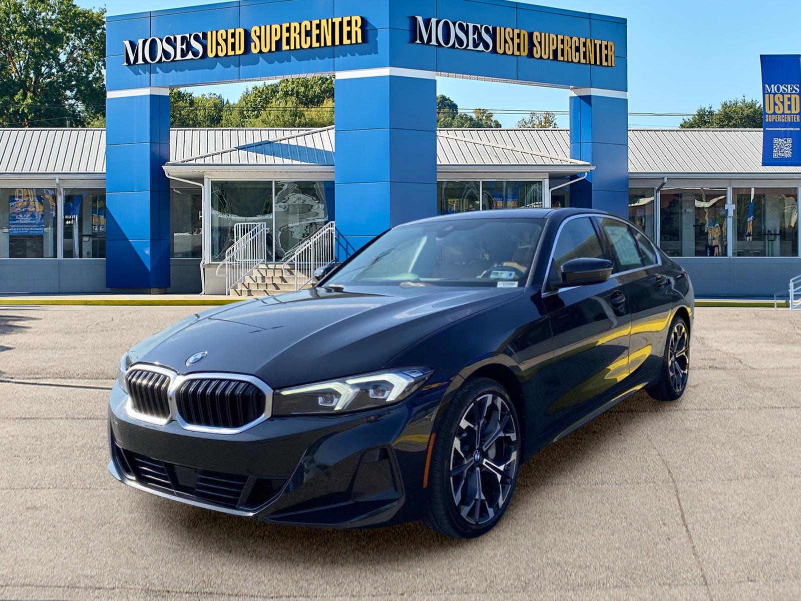 Black Sapphire Metallic 2025 BMW 3 Series Sedan All-Wheel Drive Automatic