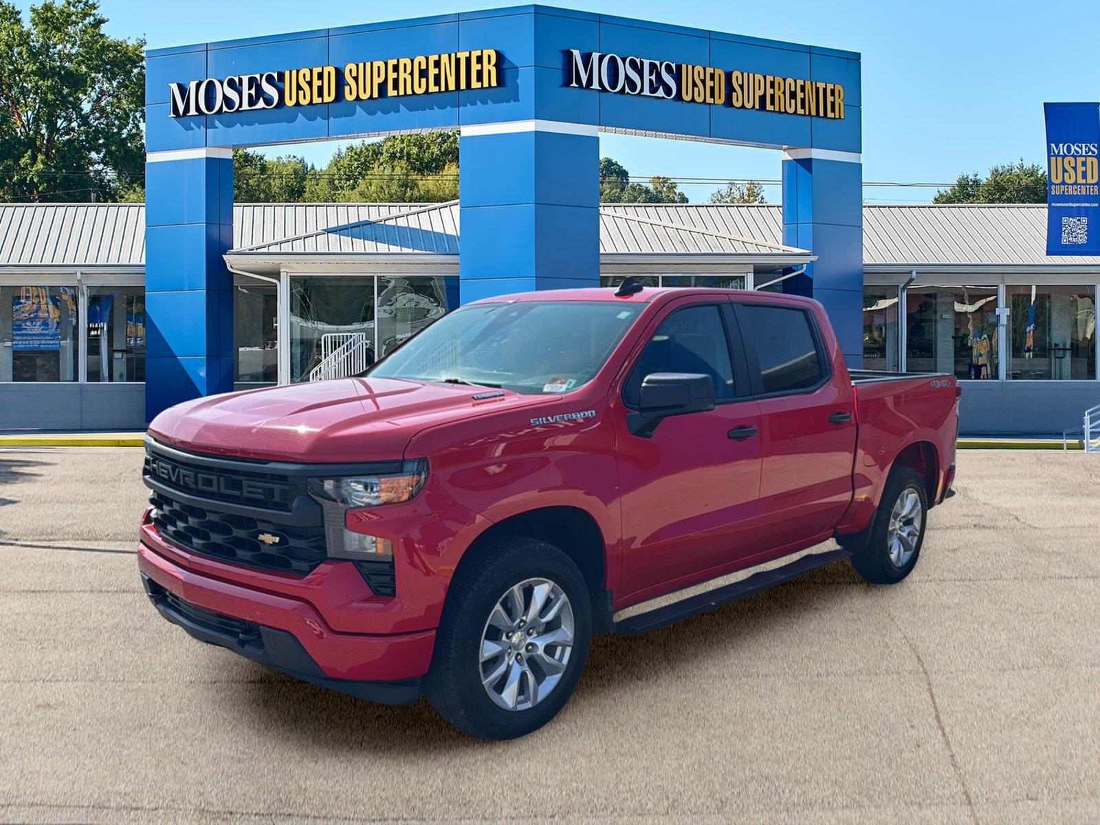 Red Hot 2025 Chevrolet Silverado 1500 Pickup Truck Four-Wheel Drive 8-Speed Automatic
