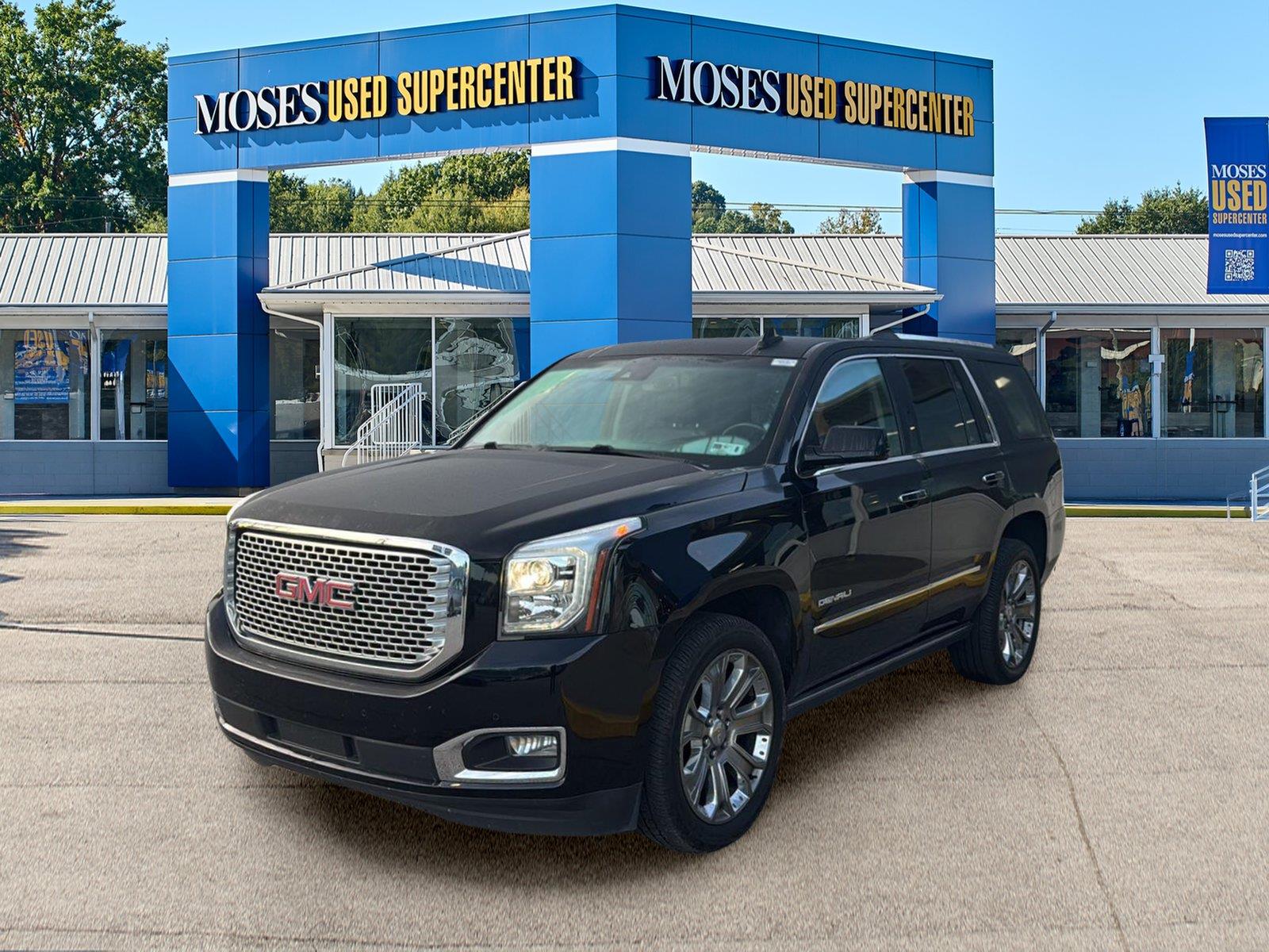Onyx Black 2017 GMC Yukon SUV / Crossover Four-Wheel Drive 8-Speed Automatic