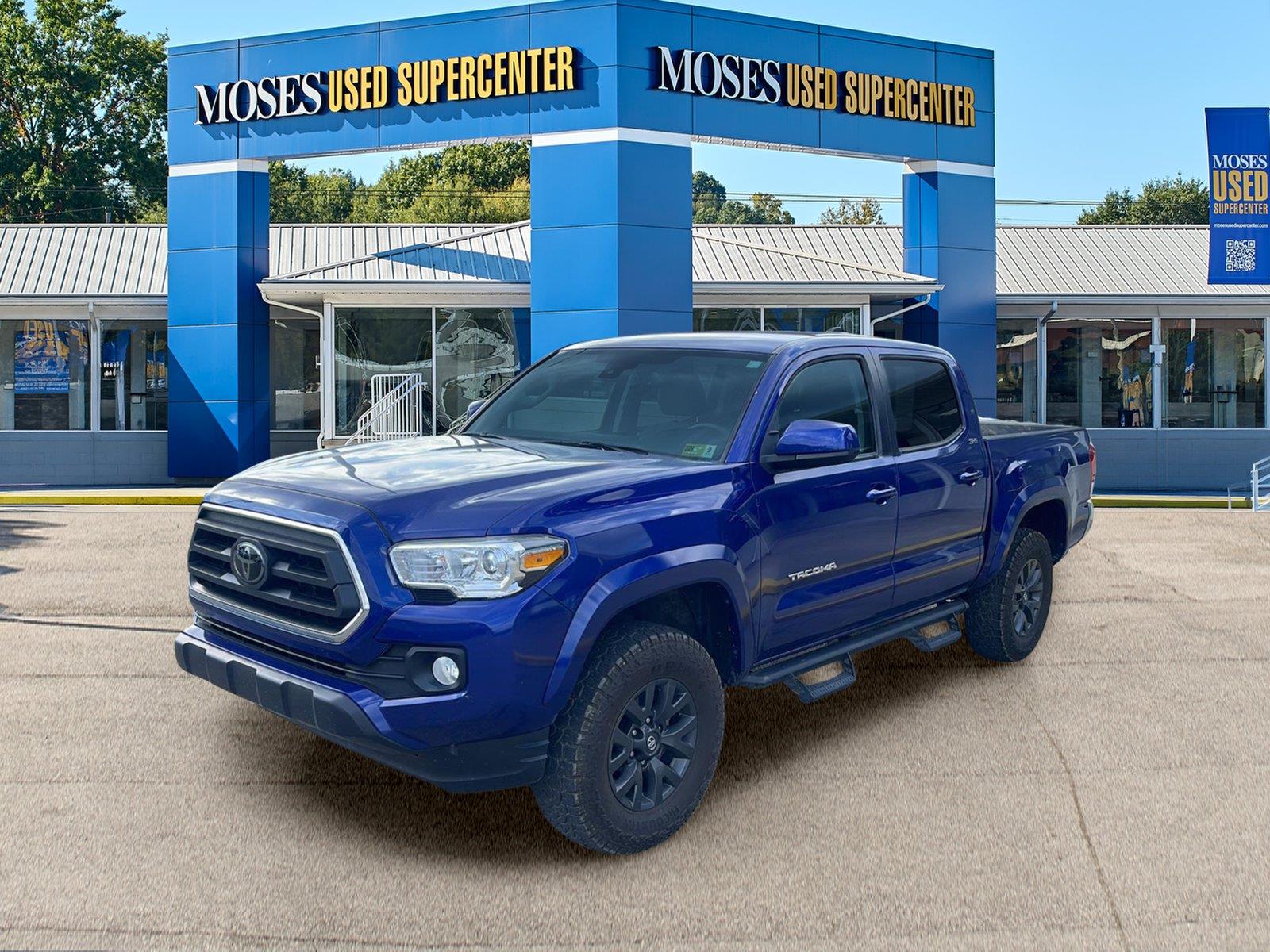 Blue Crush Metallic 2023 Toyota Tacoma Pickup Truck Four-Wheel Drive Automatic