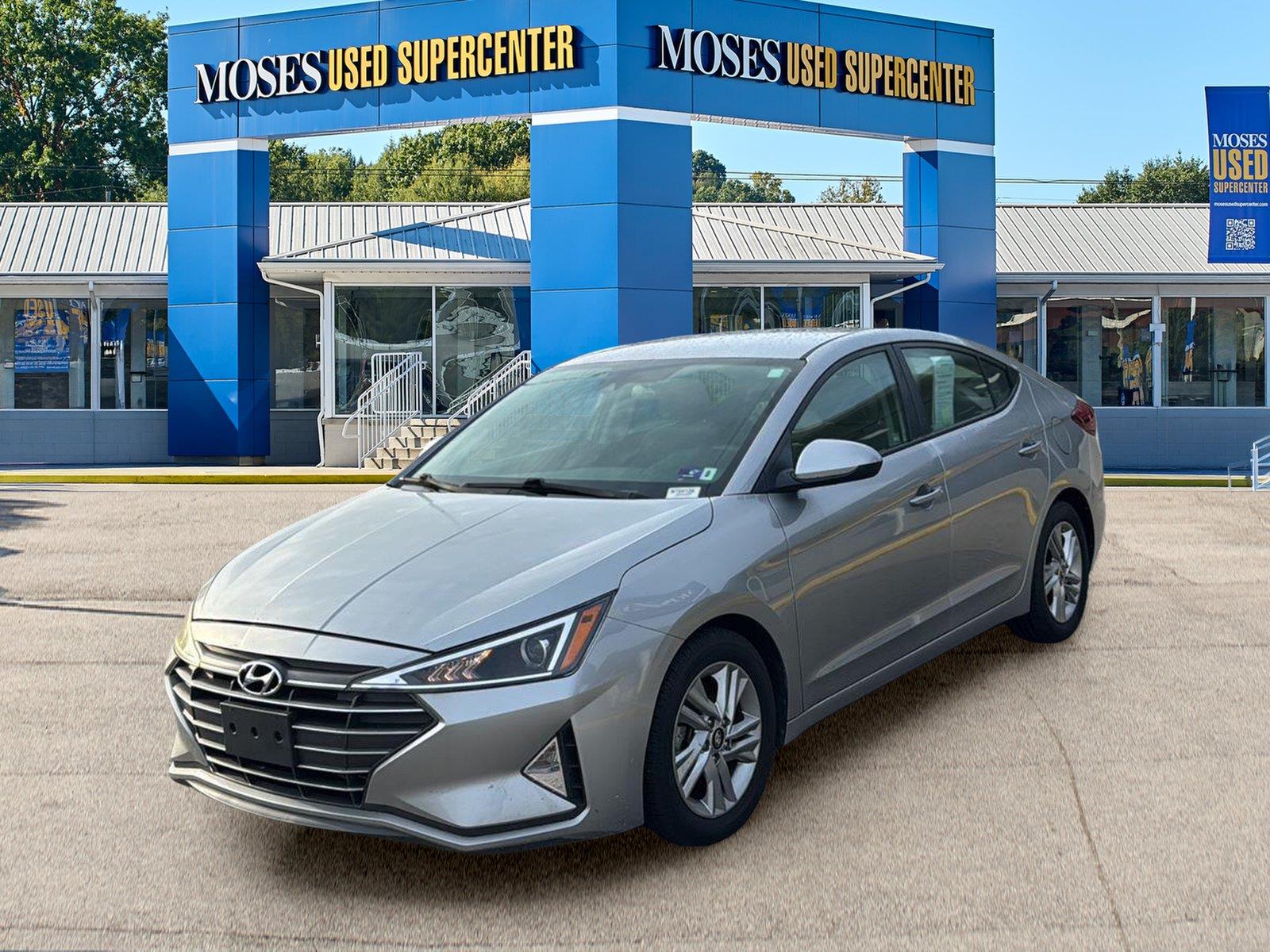 Stellar Silver 2020 Hyundai Elantra Sedan Front-Wheel Drive Continuously Variable Transmission