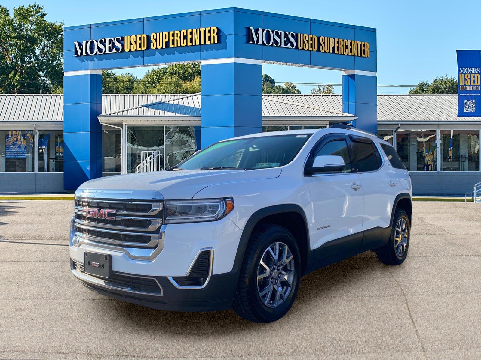 Summit White 2020 GMC Acadia SUV / Crossover Four-Wheel Drive 9-Speed Automatic