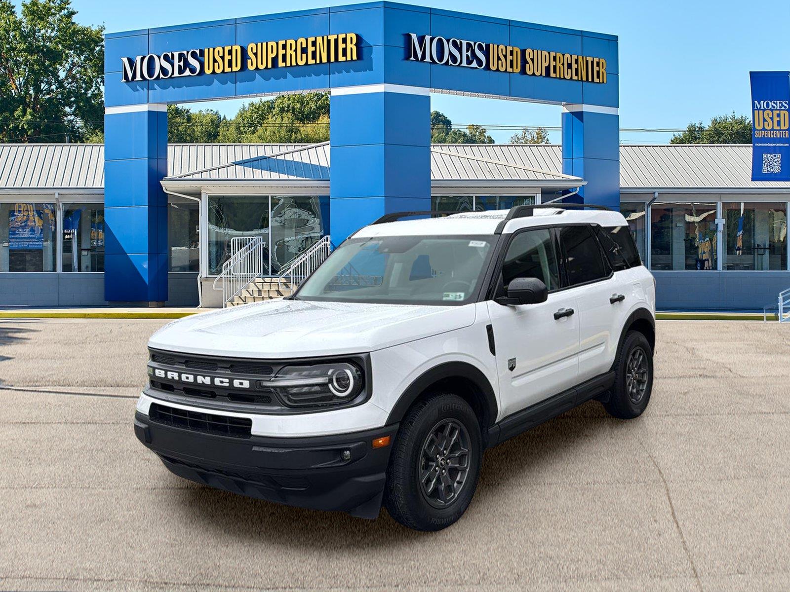 Oxford White 2024 Ford Bronco Sport SUV / Crossover All-Wheel Drive 8-Speed Automatic