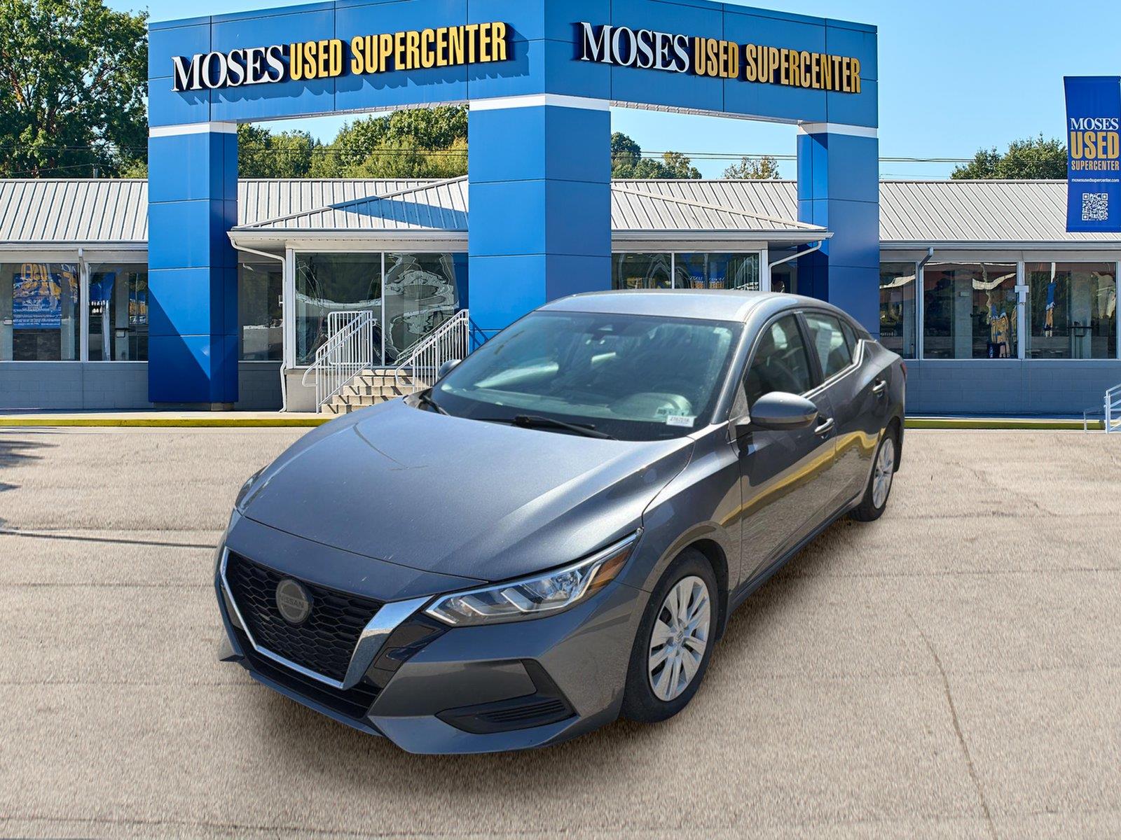 Gray (Gun Metallic) 2021 Nissan Sentra Sedan Front-Wheel Drive Continuously Variable Transmission