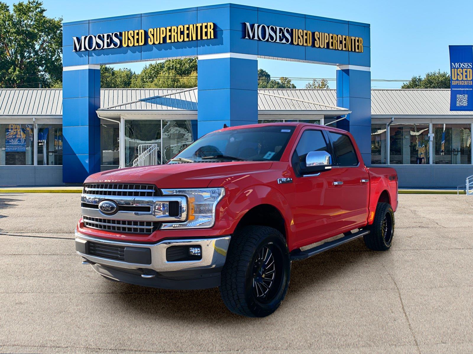 Race Red 2019 Ford F-150 Pickup Truck Four-Wheel Drive Automatic