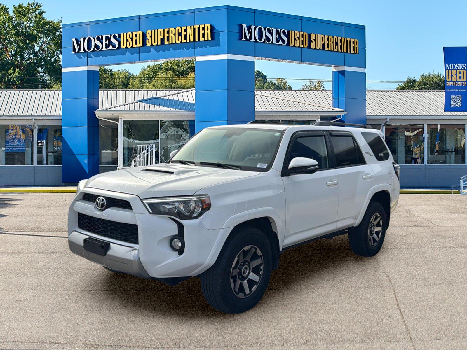 Super White 2019 Toyota 4Runner SUV / Crossover Four-Wheel Drive Automatic