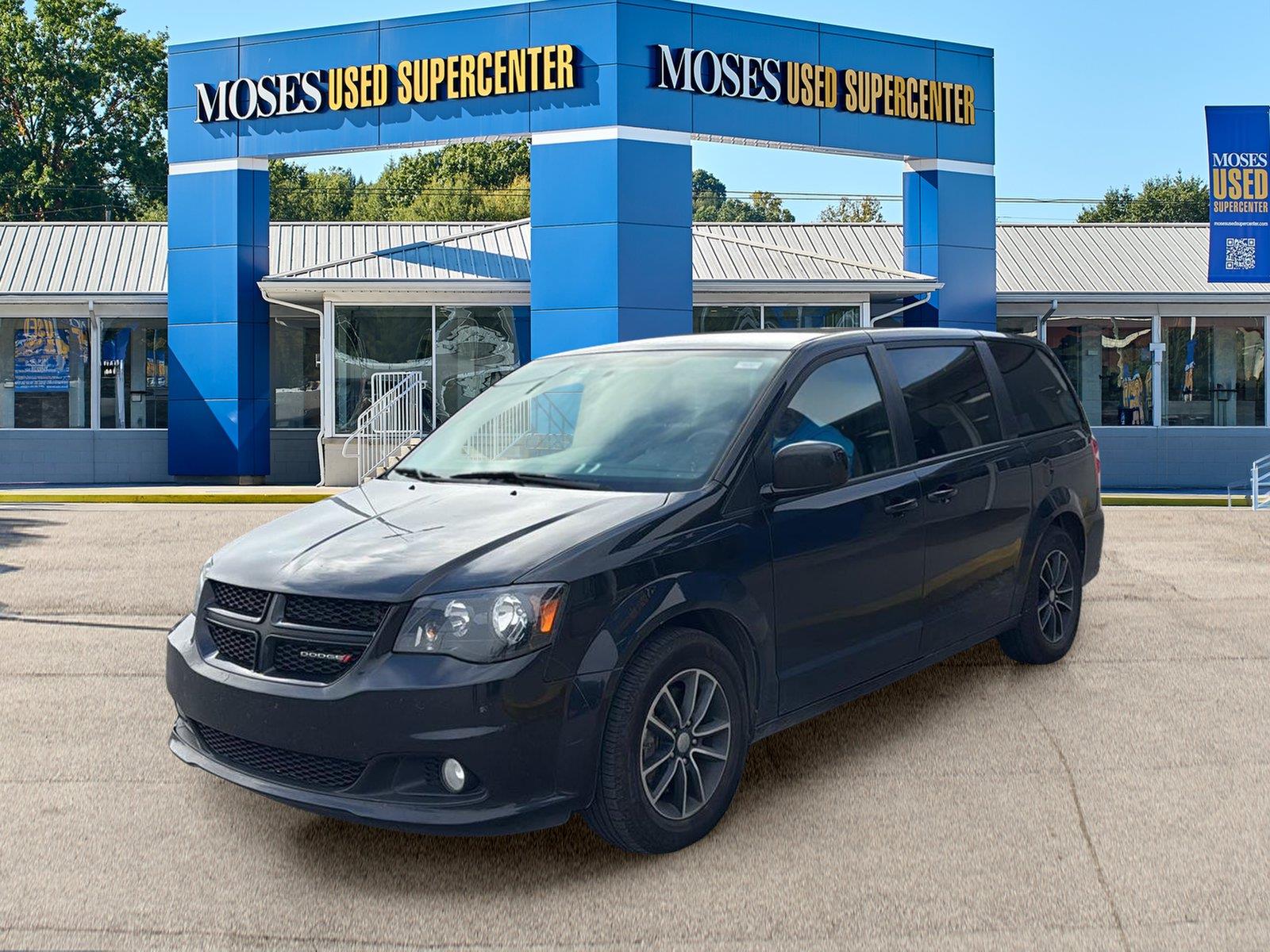 Black Onyx Crystal Pearlcoat 2018 Dodge Grand Caravan Minivan Front-Wheel Drive 6-Speed Automatic