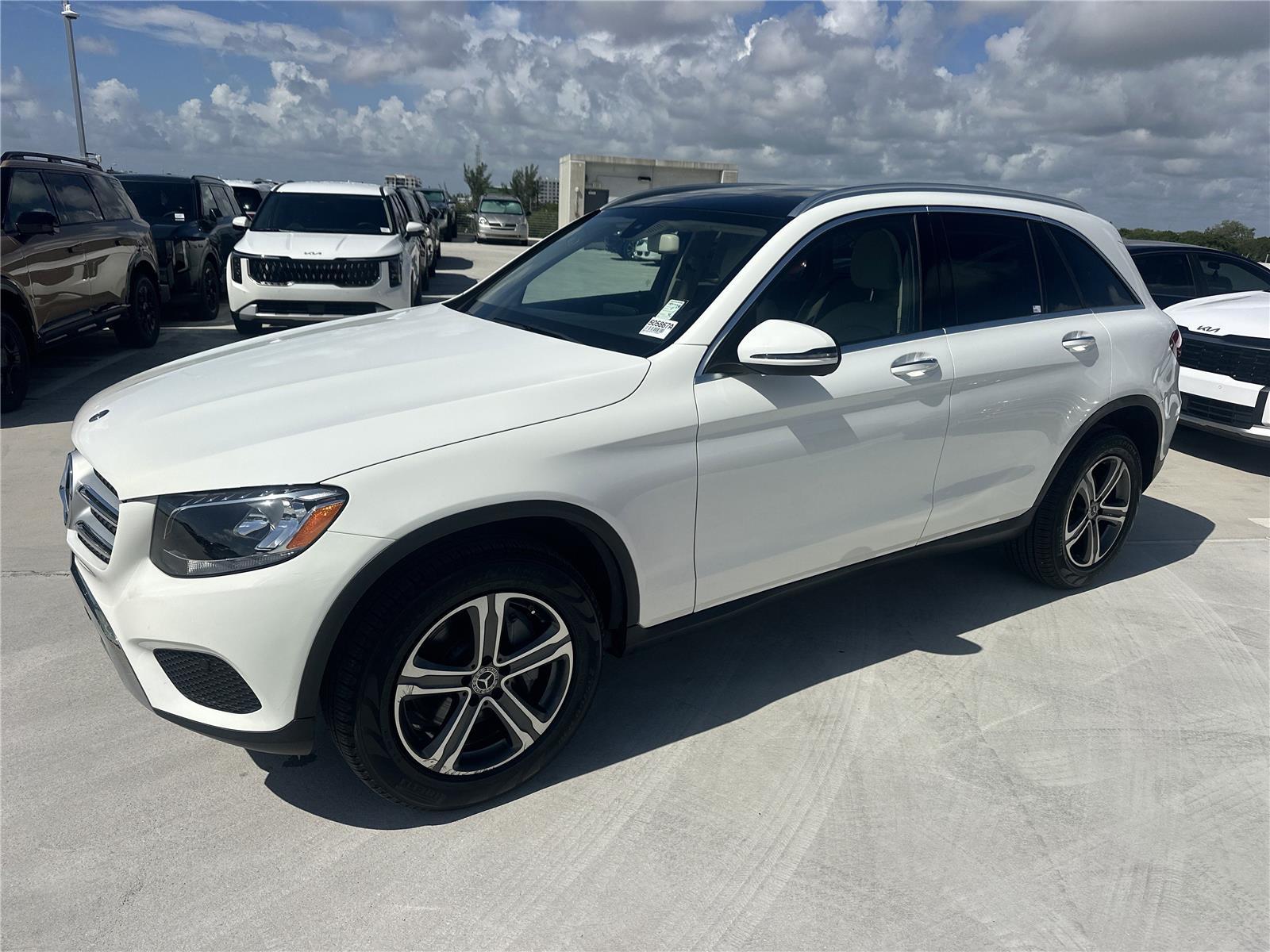 Polar White 2019 Mercedes-Benz GLC SUV / Crossover Rear-Wheel Drive Automatic