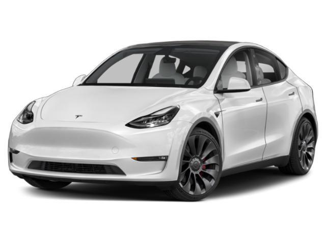 Pearl White Multi-Coat 2021 Tesla Model Y SUV / Crossover All-Wheel Drive 