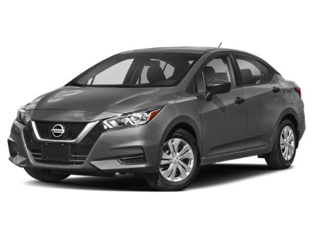 Super Black 2022 Nissan Versa Sedan Front-Wheel Drive Continuously Variable Transmission