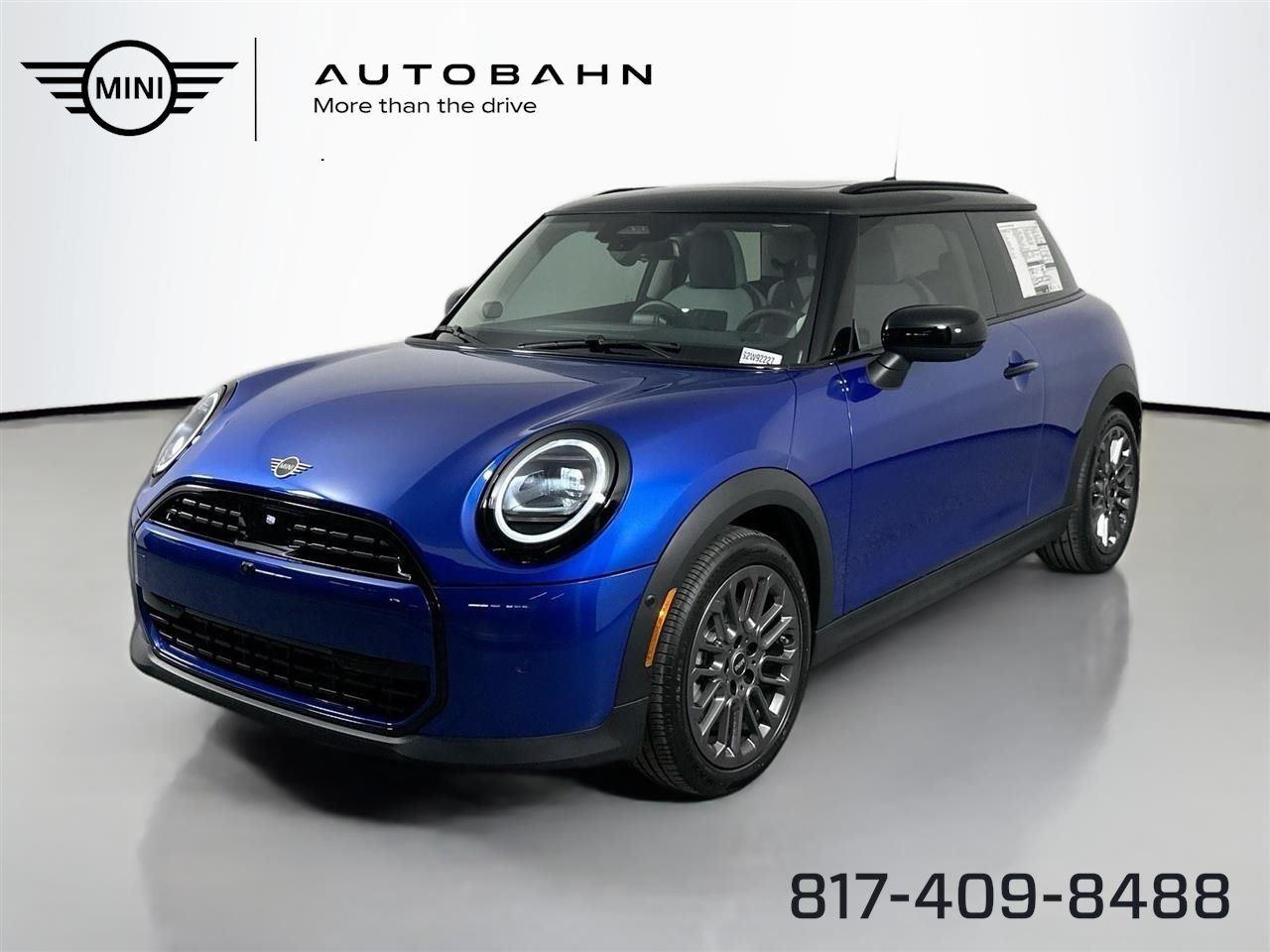 Icy Sunshine Blue Metallic 2025 MINI Cooper 2-Door Hatchback FWD Hatchback Front-Wheel Drive Automatic