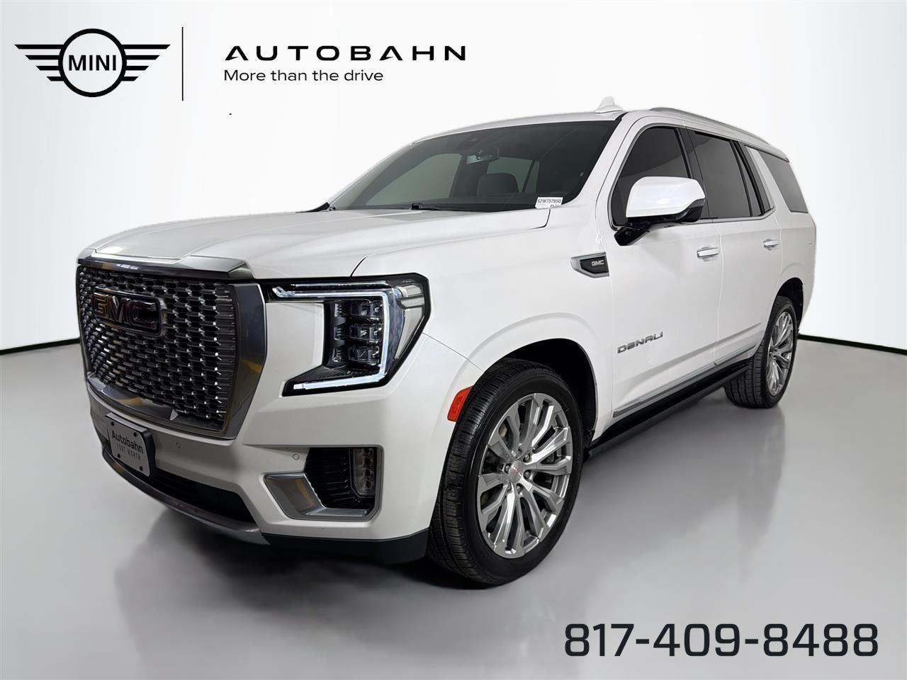 White Frost Tricoat 2022 GMC Yukon Denali RWD SUV / Crossover 4X2 Automatic