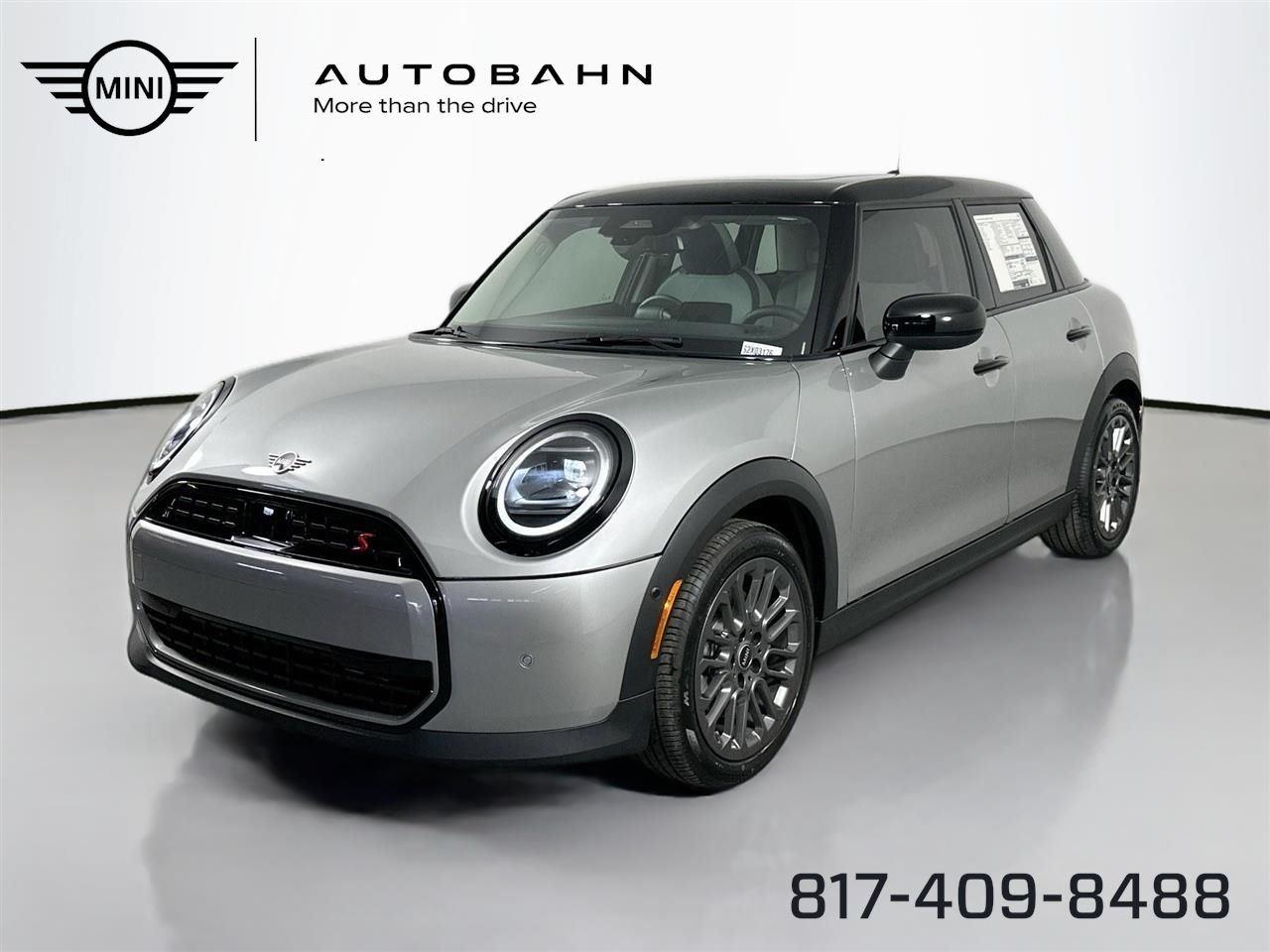 Melting Silver III Metallic 2025 MINI Cooper S 4-Door Hatchback FWD Hatchback Front-Wheel Drive 7-Speed Dual Clutch