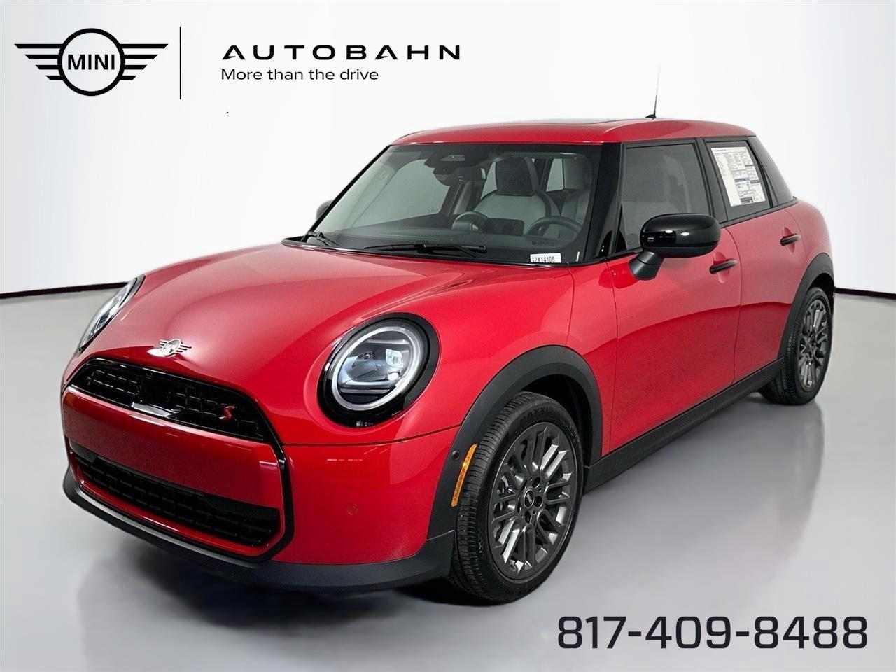 Chili Red II 2025 MINI Cooper Hatchback Front-Wheel Drive 7-Speed Dual Clutch