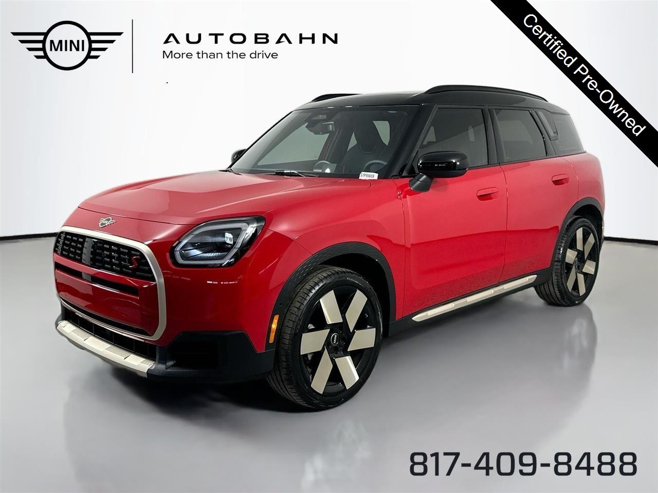 Chili Red II 2025 MINI Countryman Cooper S ALL4 SUV / Crossover All-Wheel Drive 7-Speed Dual Clutch