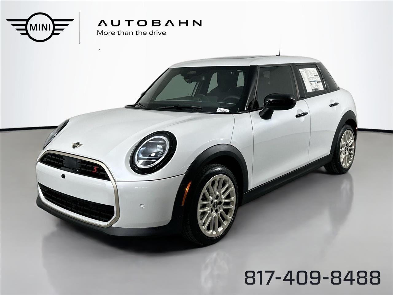 Nanuq White Metallic 2025 MINI Cooper S 4-Door Hatchback FWD Hatchback Front-Wheel Drive 7-Speed Dual Clutch