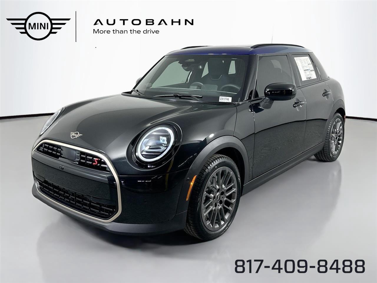 Midnight Black II Metallic 2025 MINI Cooper Hatchback Front-Wheel Drive 7-Speed Dual Clutch