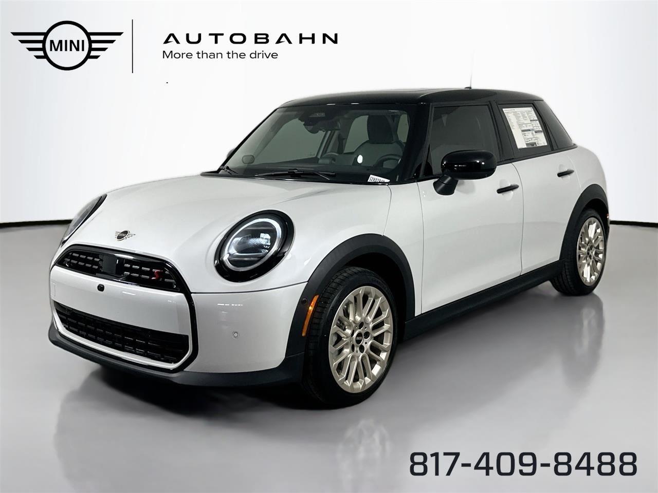 Nanuq White Metallic 2025 MINI Cooper S 4-Door Hatchback FWD Hatchback Front-Wheel Drive 7-Speed Dual Clutch