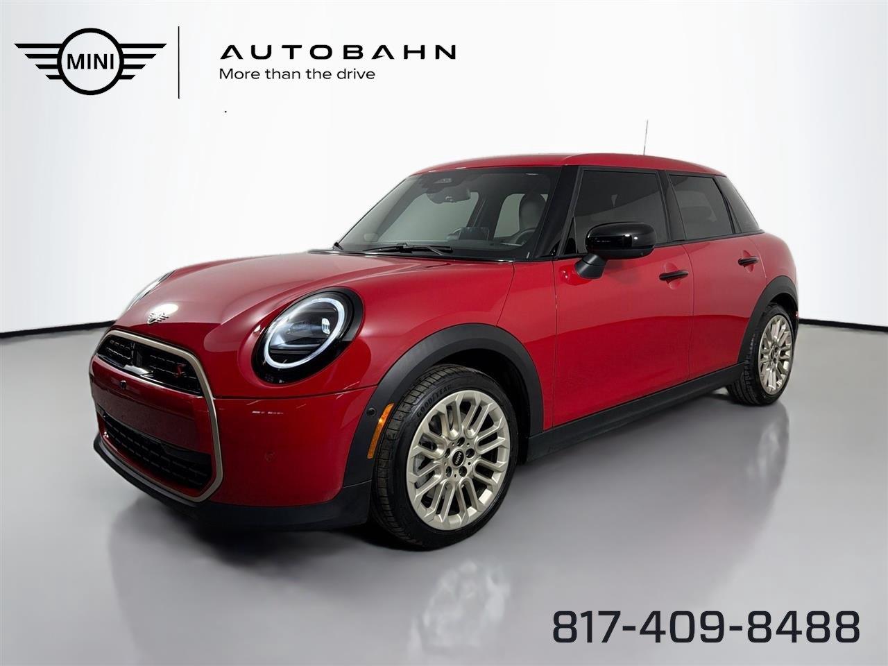 Chili Red II 2025 MINI Cooper Hatchback Front-Wheel Drive 7-Speed Dual Clutch