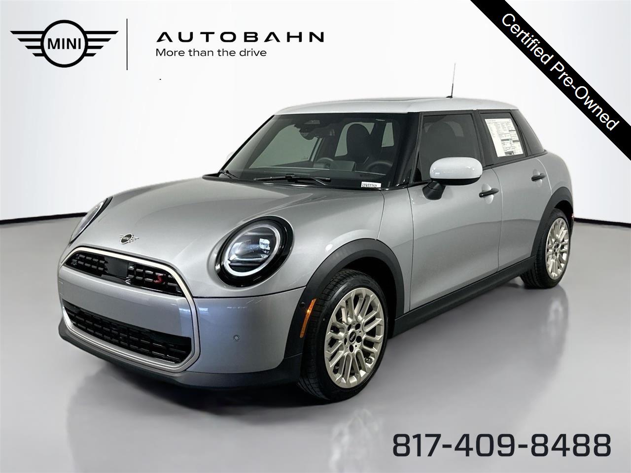 Melting Silver III Metallic 2025 MINI Cooper S 4-Door Hatchback FWD Hatchback Front-Wheel Drive 7-Speed Dual Clutch