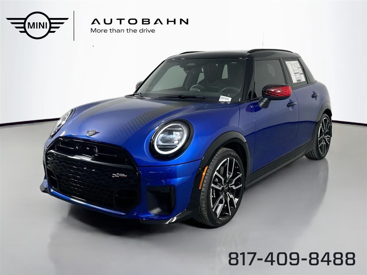 Blazing Blue Metallic 2025 MINI Cooper Hatchback Front-Wheel Drive 7-Speed Dual Clutch