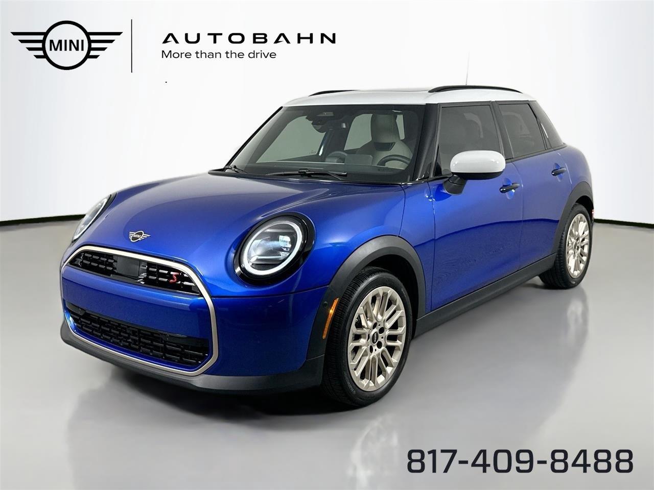 Blazing Blue Metallic 2025 MINI Cooper Hatchback Front-Wheel Drive 7-Speed Dual Clutch