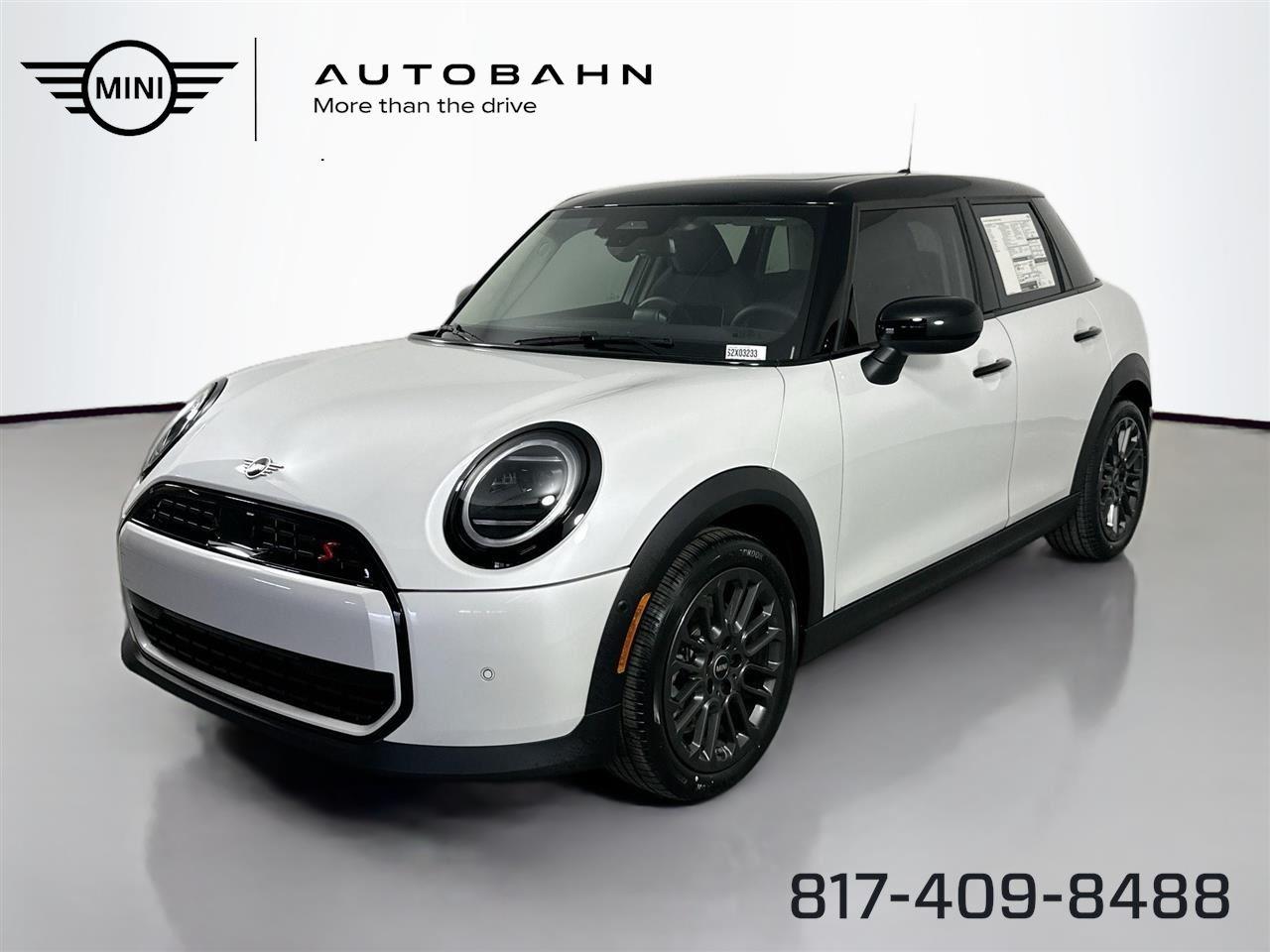 Nanuq White Metallic 2025 MINI Cooper S 4-Door Hatchback FWD Hatchback Front-Wheel Drive 7-Speed Dual Clutch