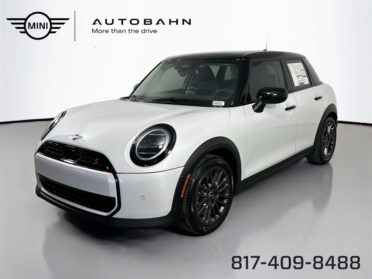Nanuq White Metallic 2025 MINI Cooper Hatchback Front-Wheel Drive 7-Speed Dual Clutch