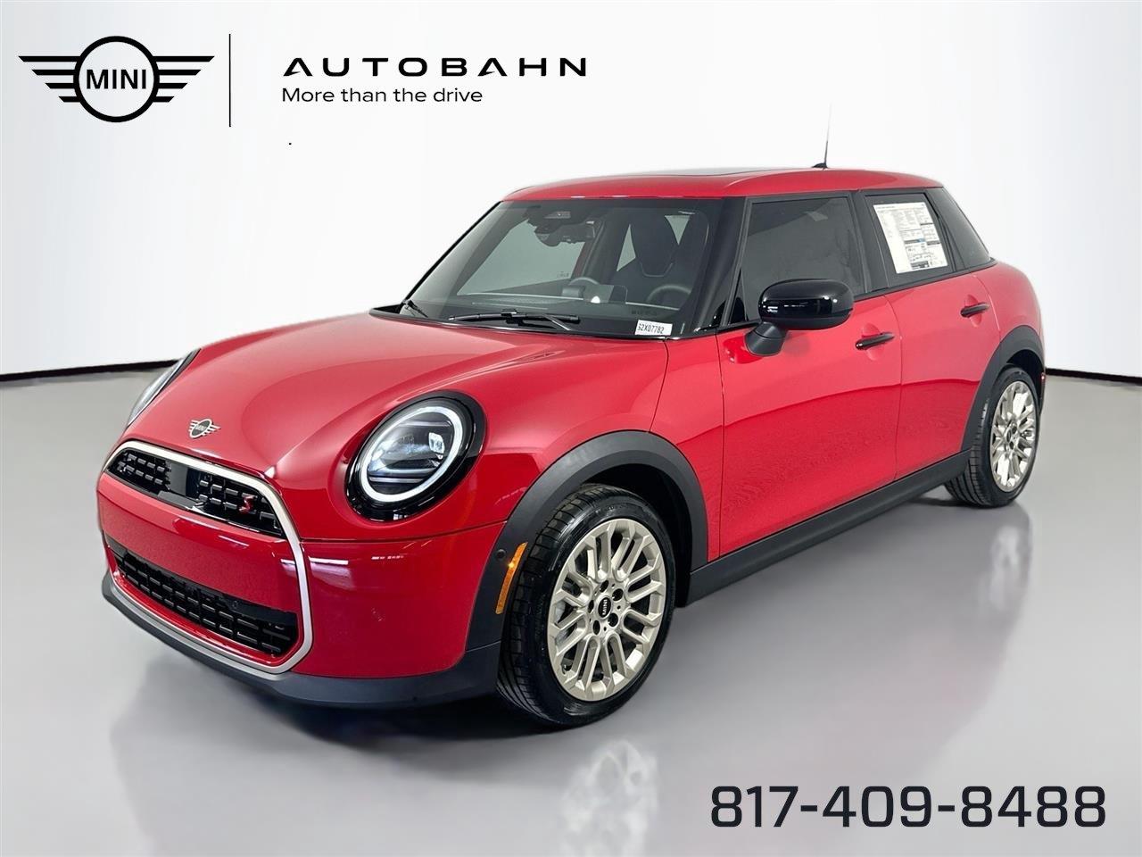 Chili Red II 2025 MINI Cooper Hatchback Front-Wheel Drive 7-Speed Dual Clutch