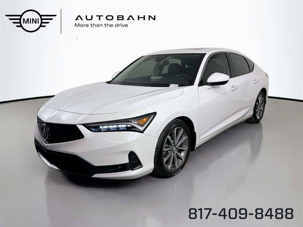 Platinum White Pearl 2023 Acura Integra FWD Sedan Front-Wheel Drive Continuously Variable Transmission